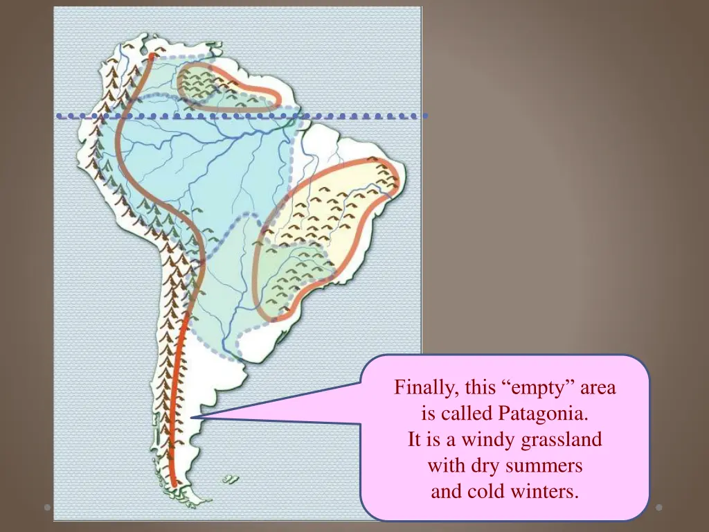 finally this empty area is called patagonia