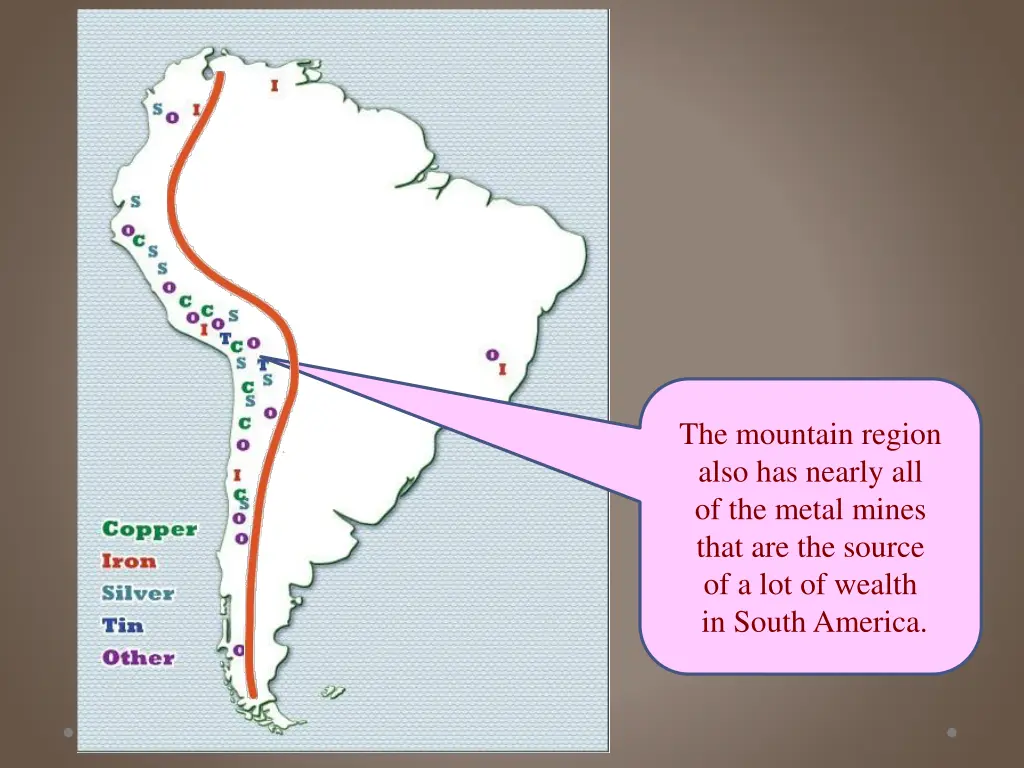 the mountain region also has nearly