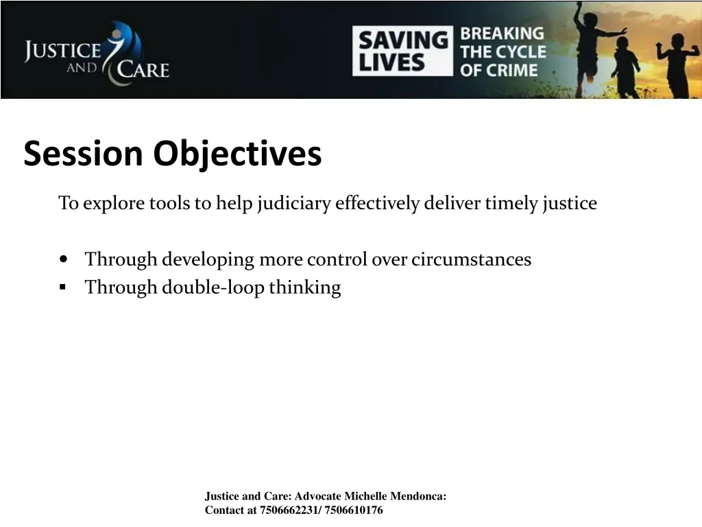 session objectives