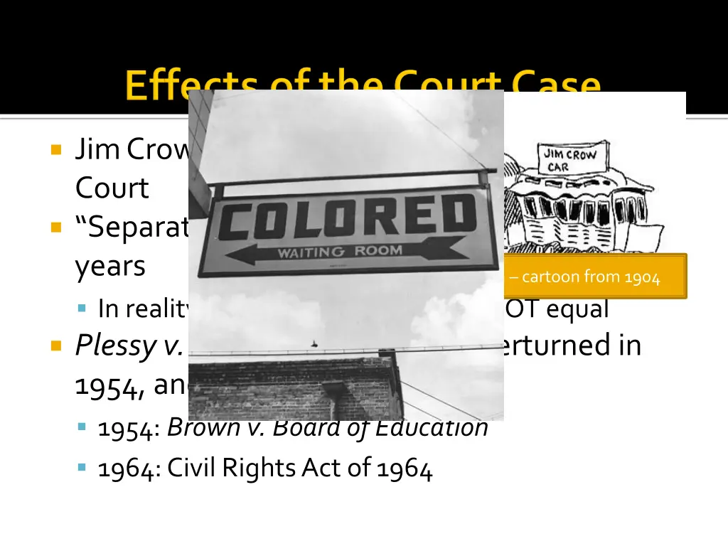 jim crow laws are upheld by the supreme court