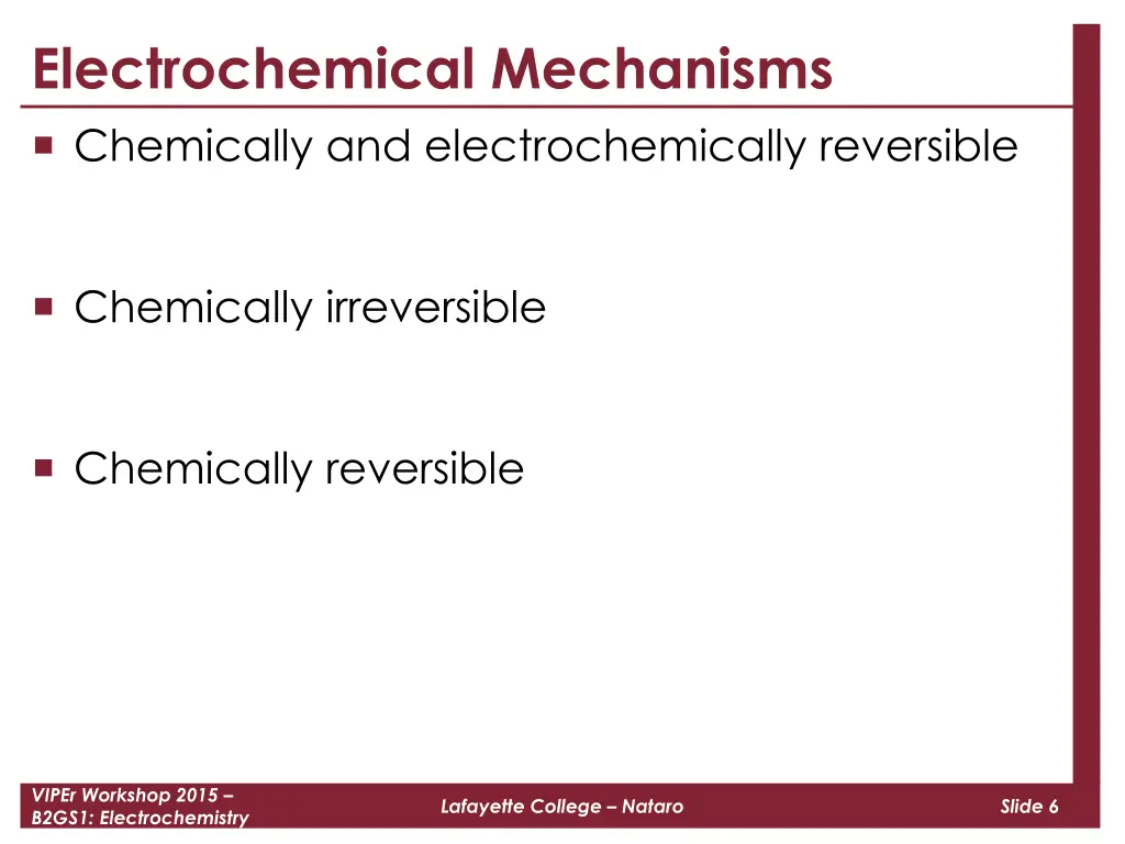 electrochemical mechanisms chemically 2