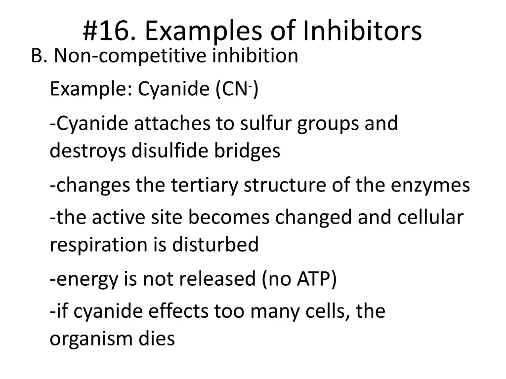 16 examples of inhibitors 1