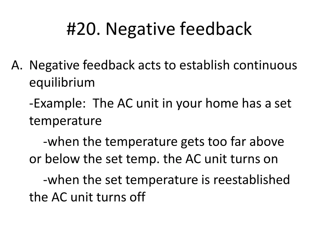 20 negative feedback