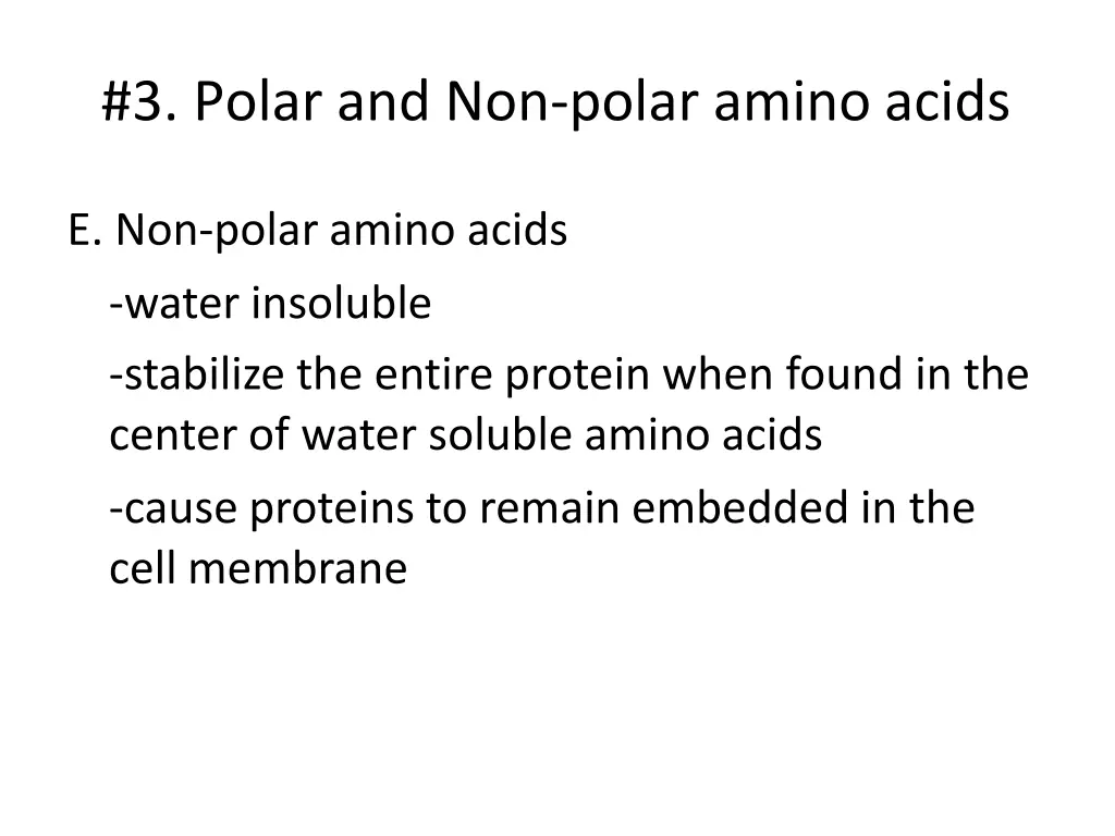 3 polar and non polar amino acids 2