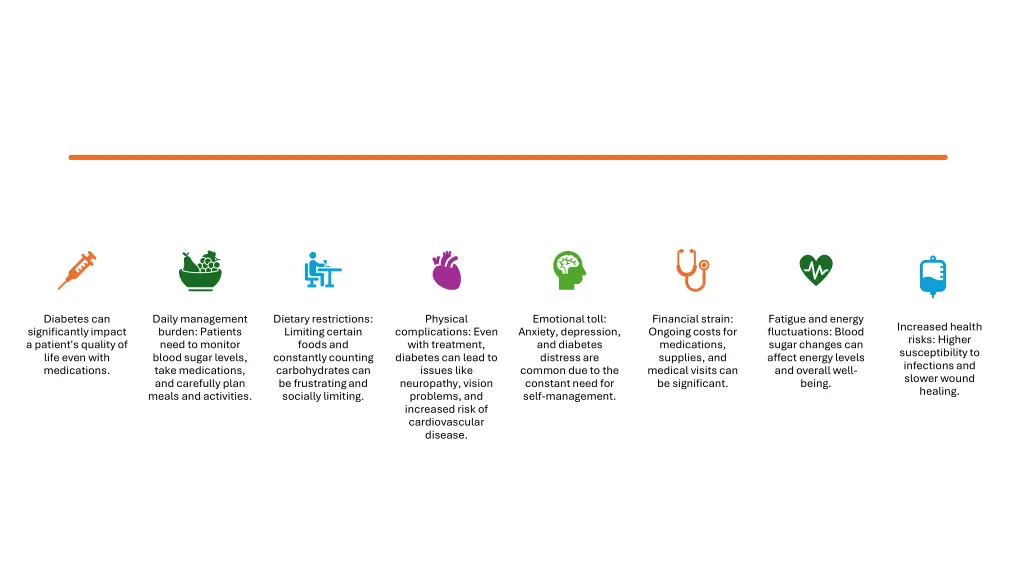 diabetes can significantly impact a patient