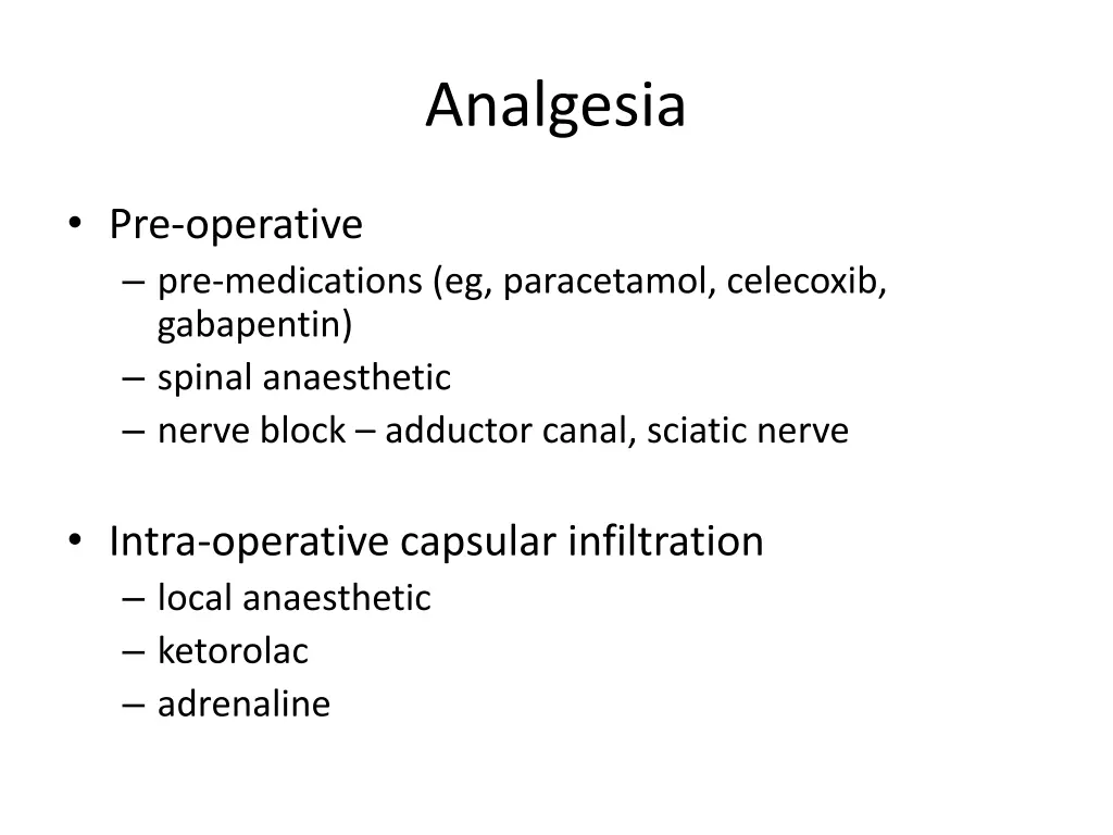 analgesia 1