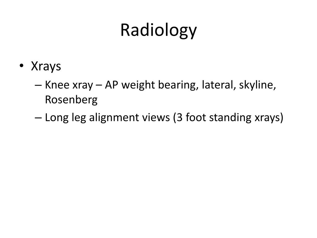radiology