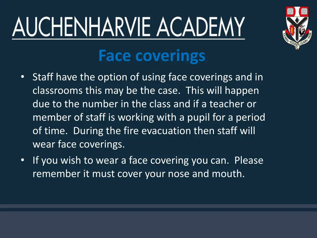 face coverings