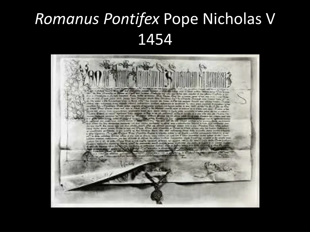 romanus pontifex pope nicholas v 1454