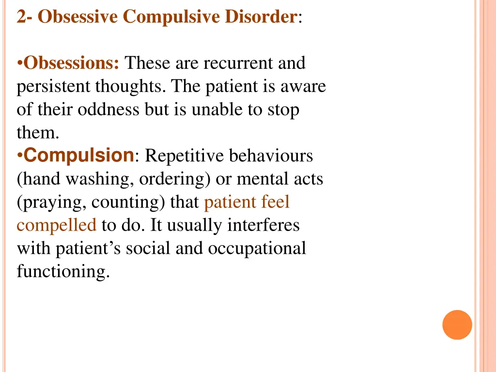 2 obsessive compulsive disorder
