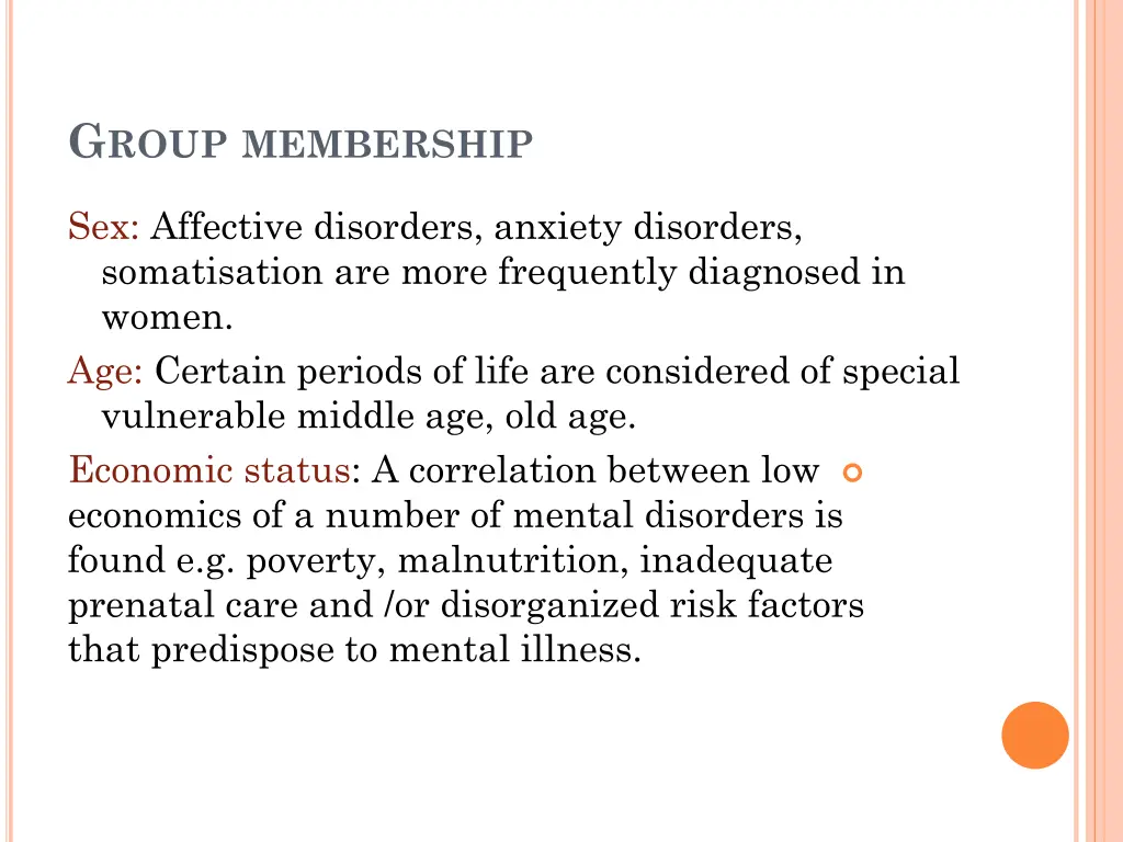 g roup membership