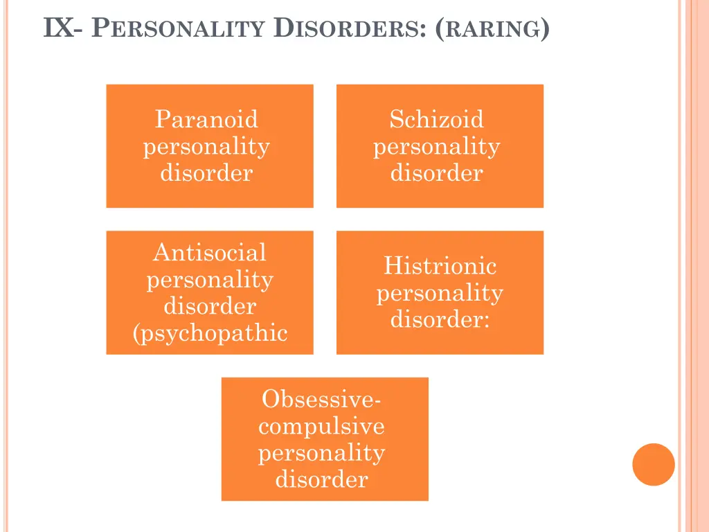 ix p ersonality d isorders raring
