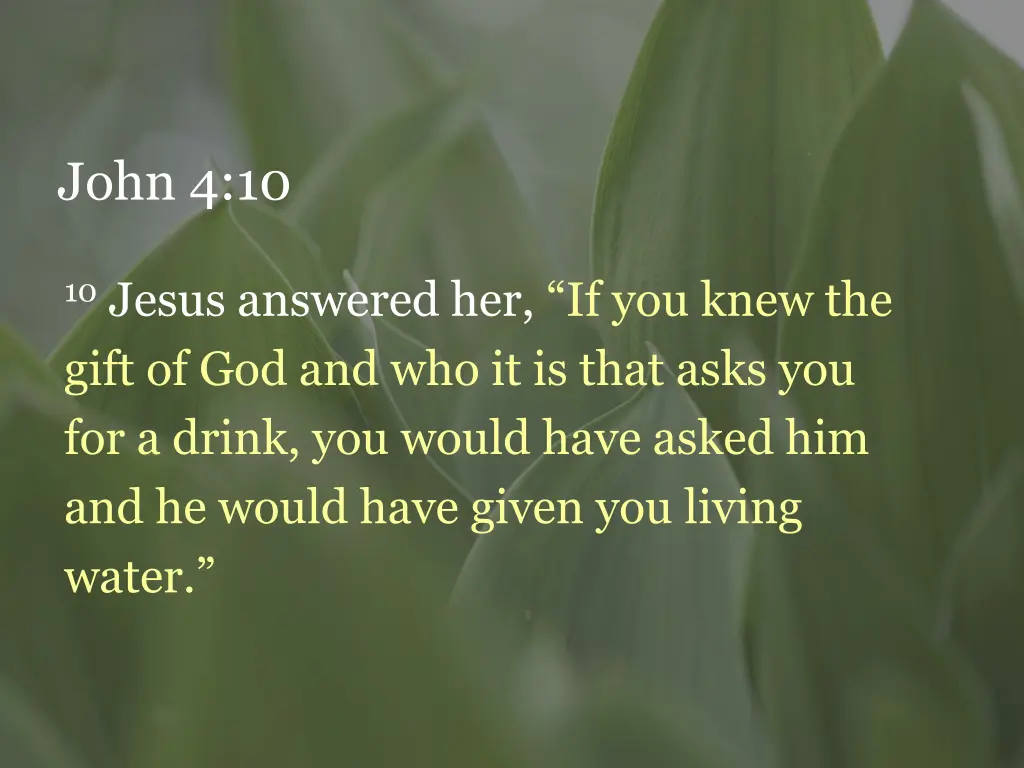 john 4 10