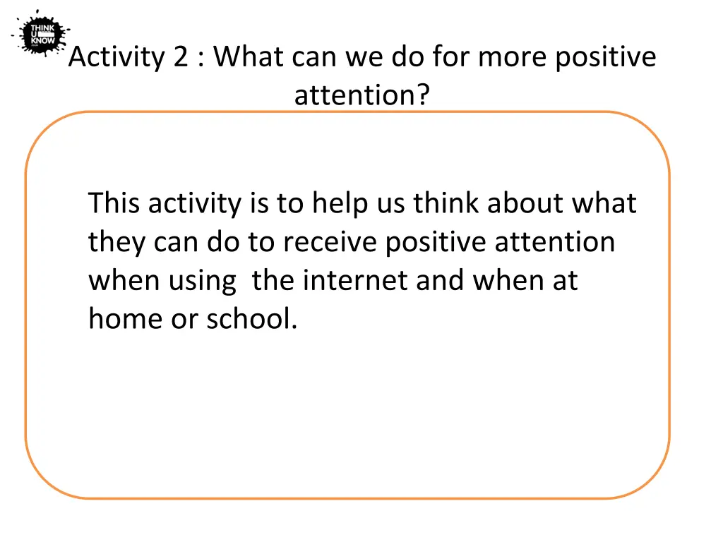 activity 2 what can we do for more positive