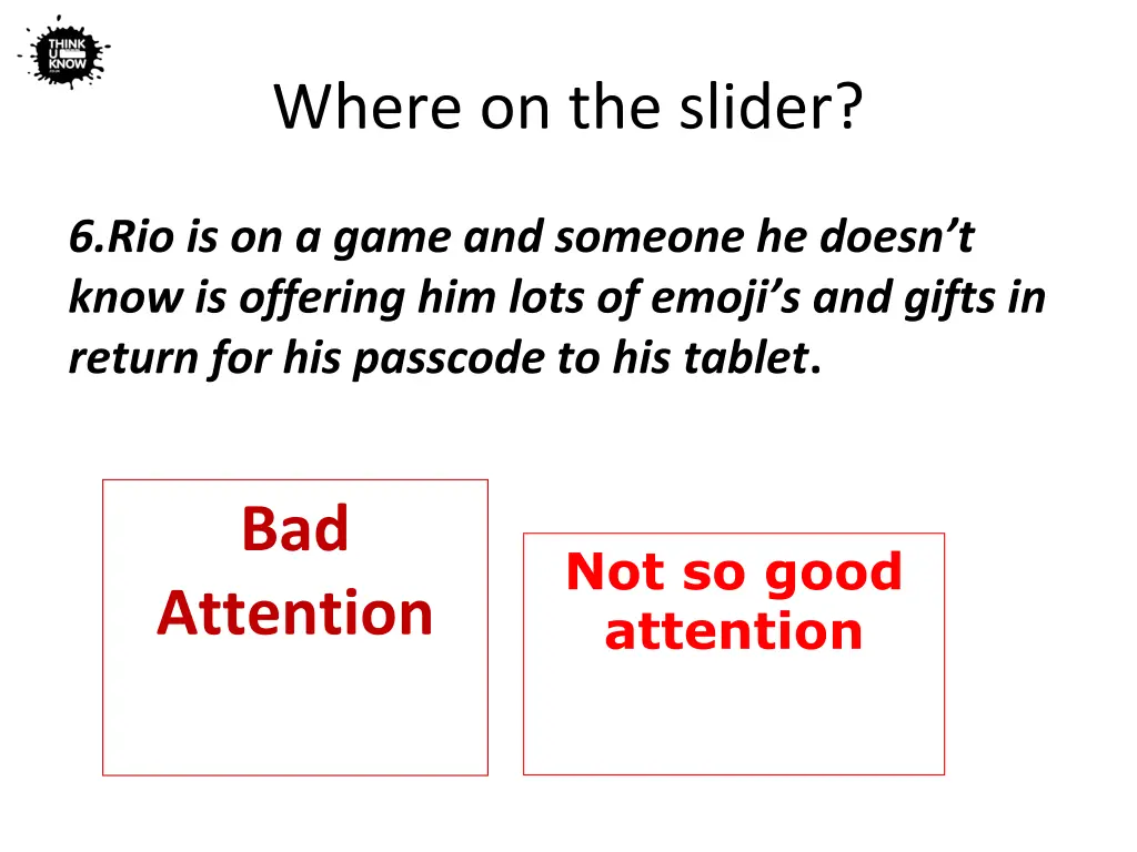 where on the slider 5