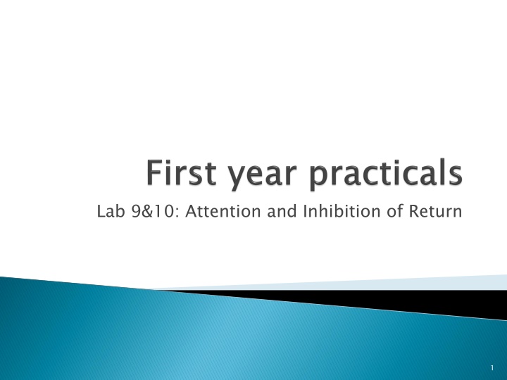 lab 9 10 attention and inhibition of return