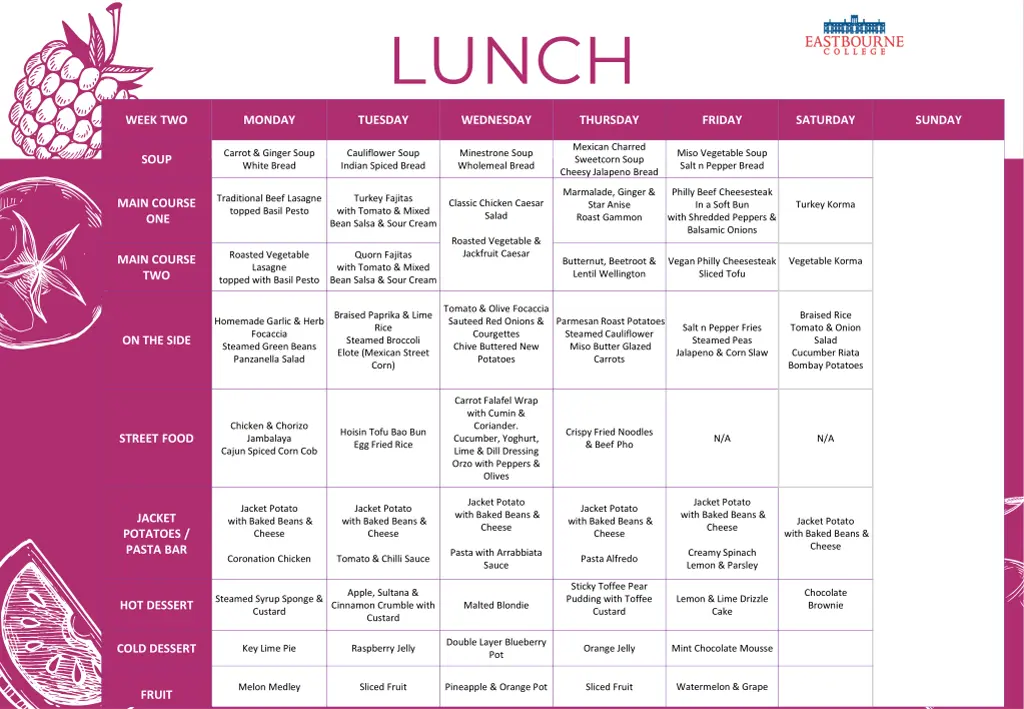 this week s menu 1