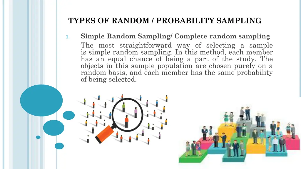 types of random probability sampling