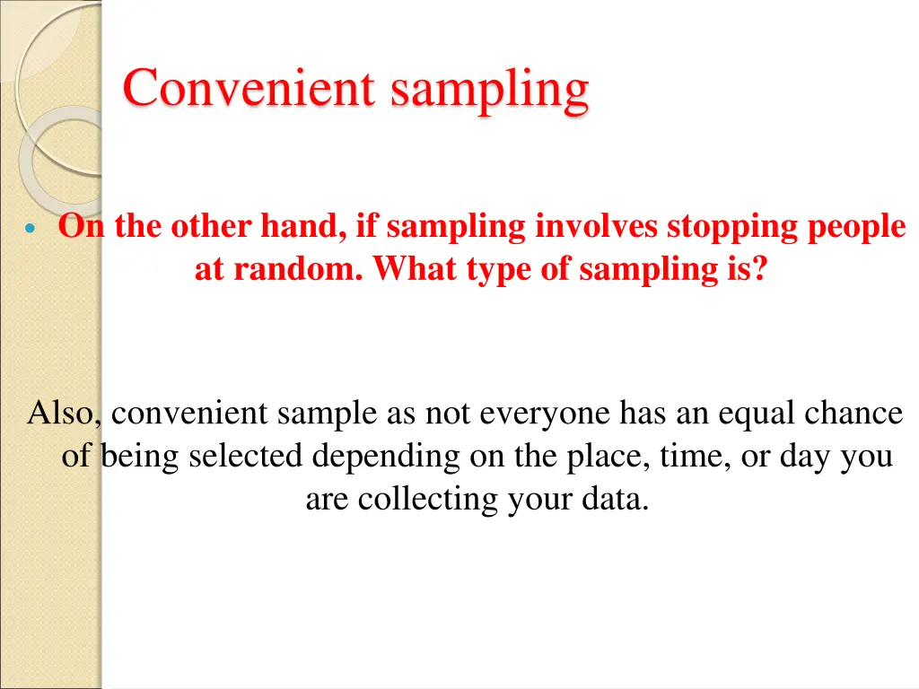 convenient sampling 1