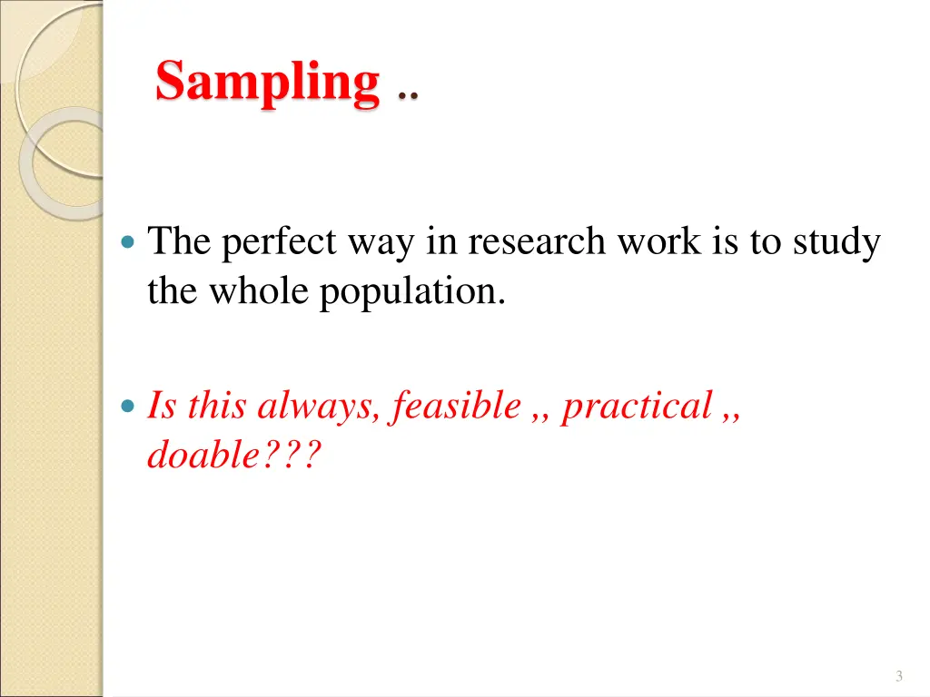 sampling 1