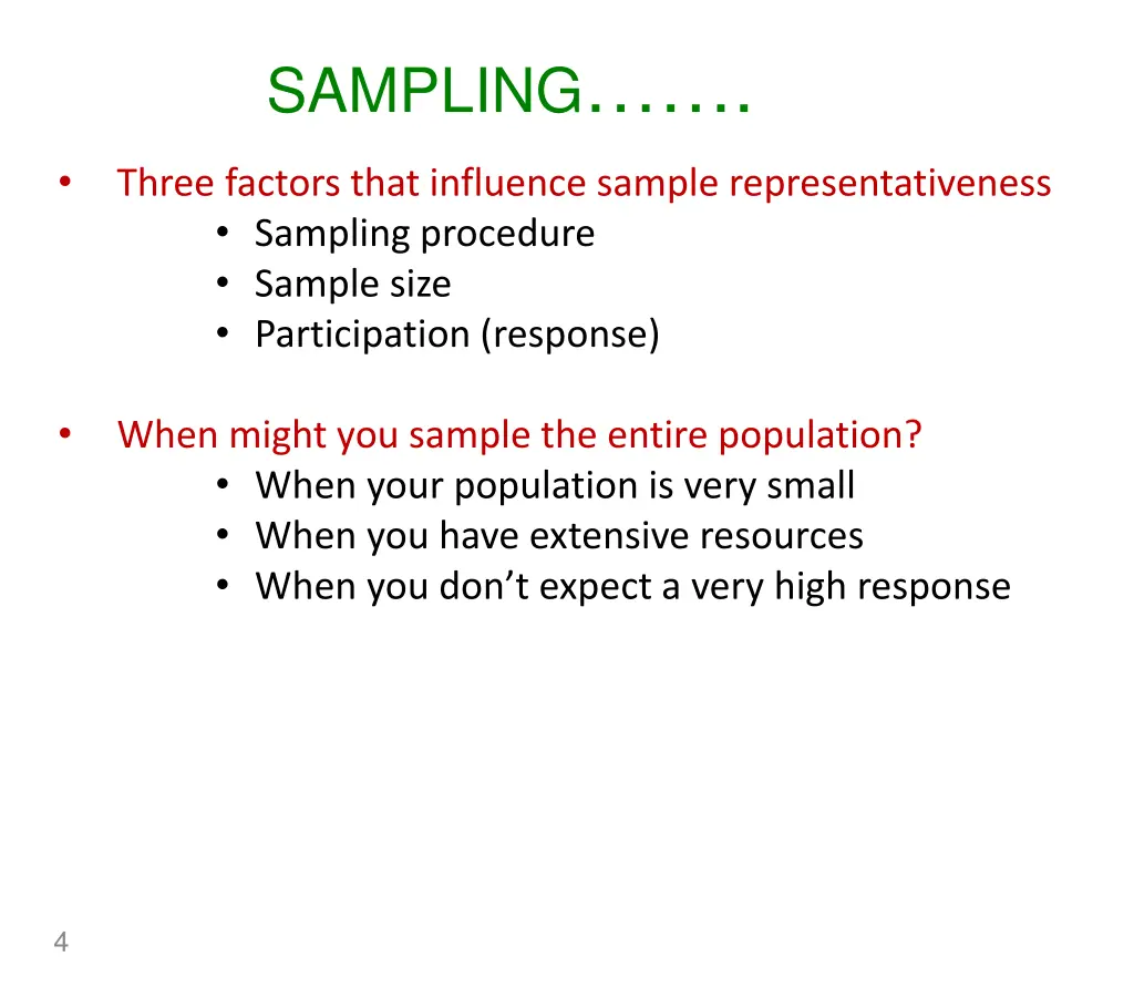 sampling 2