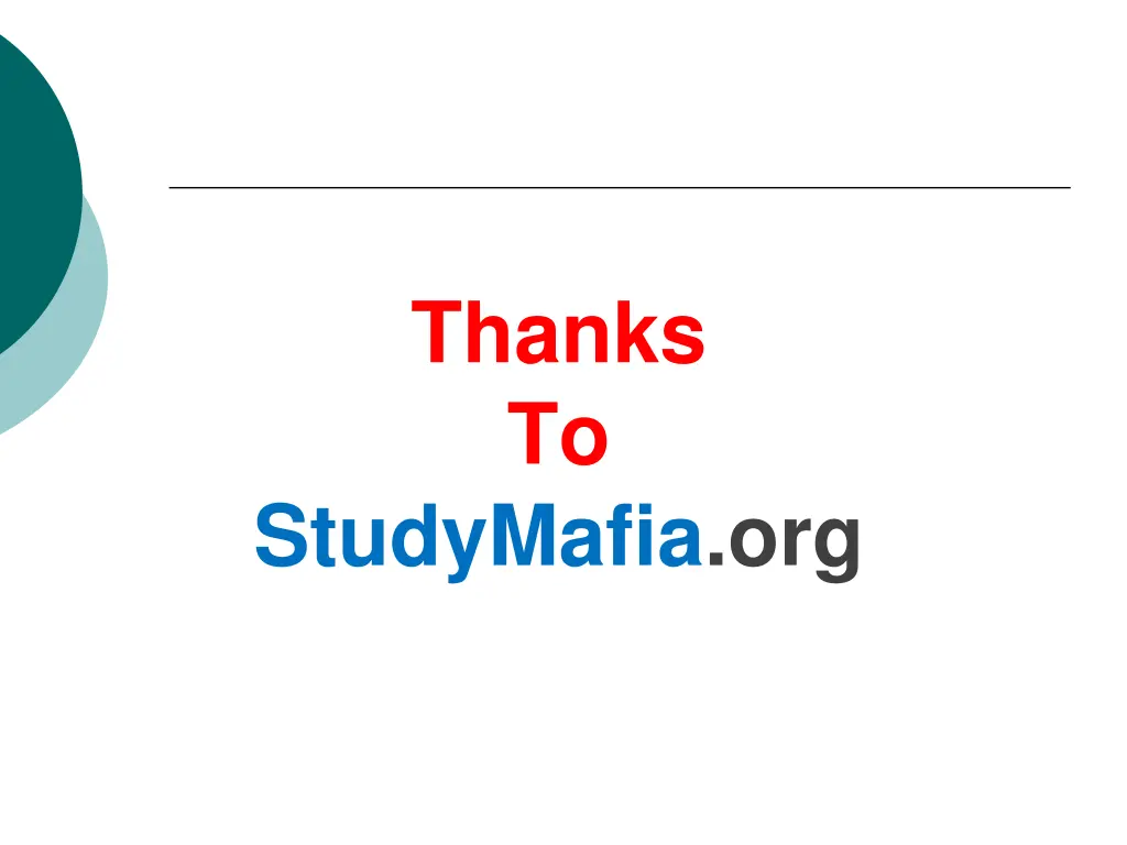 thanks to