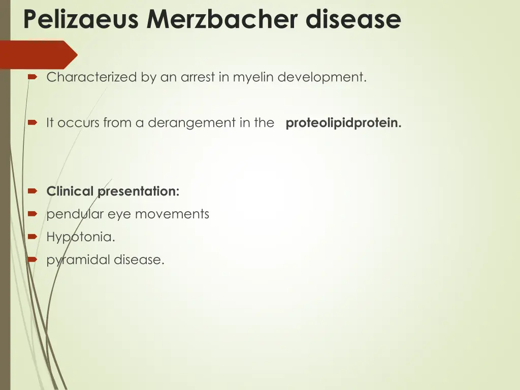pelizaeus merzbacher disease