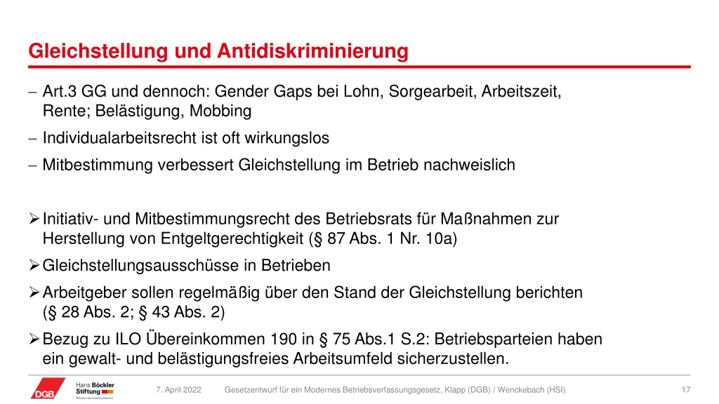 gleichstellung und antidiskriminierung 1