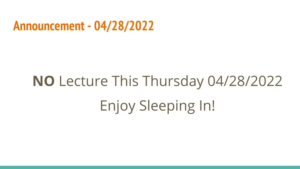 announcement 04 28 2022