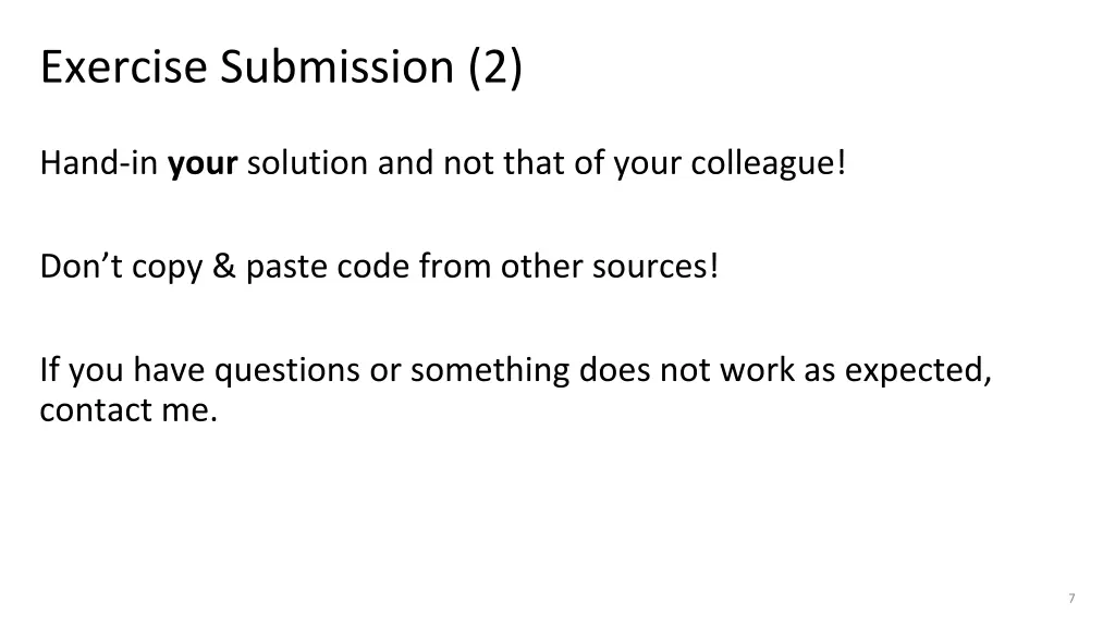 exercise submission 2