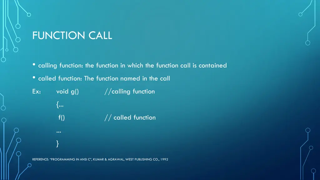 function call 1