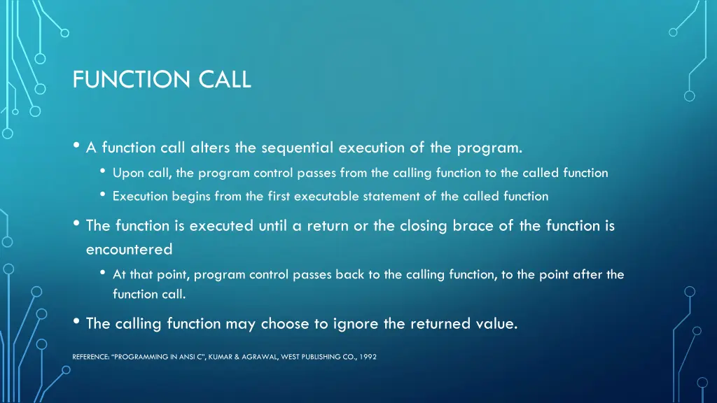 function call 2