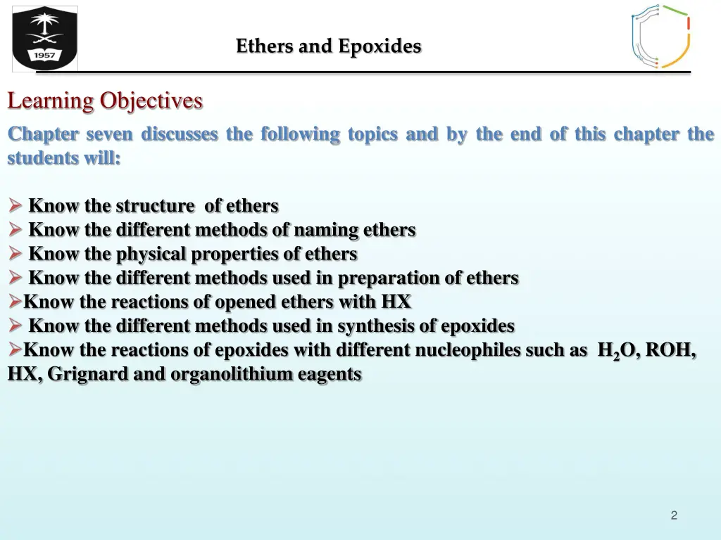 ethers and epoxides 1