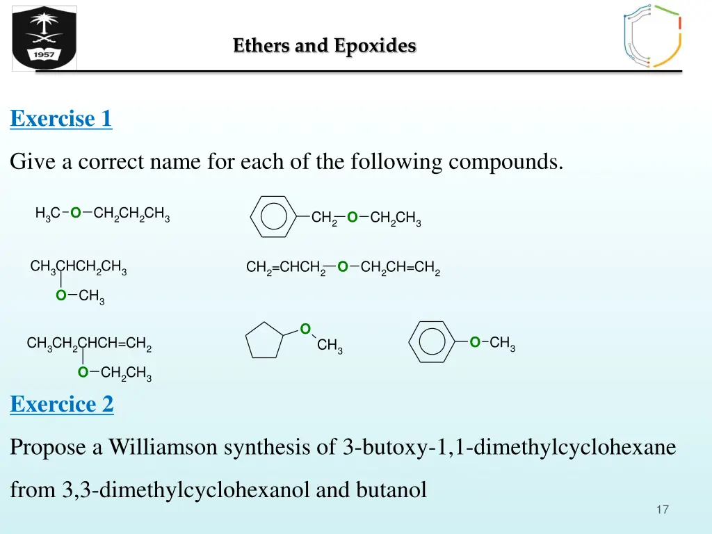 ethers and epoxides 16