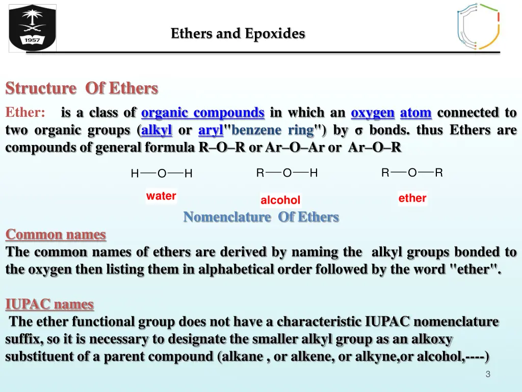 ethers and epoxides 2