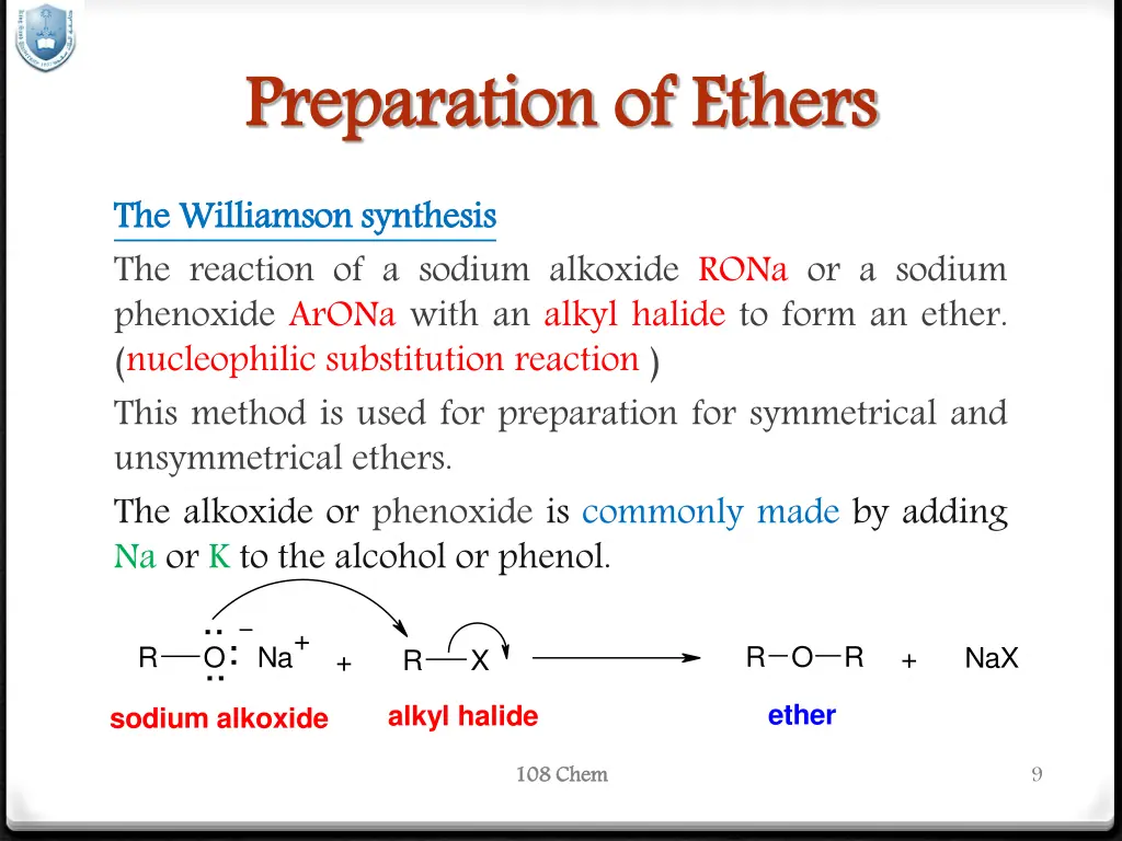 preparation of