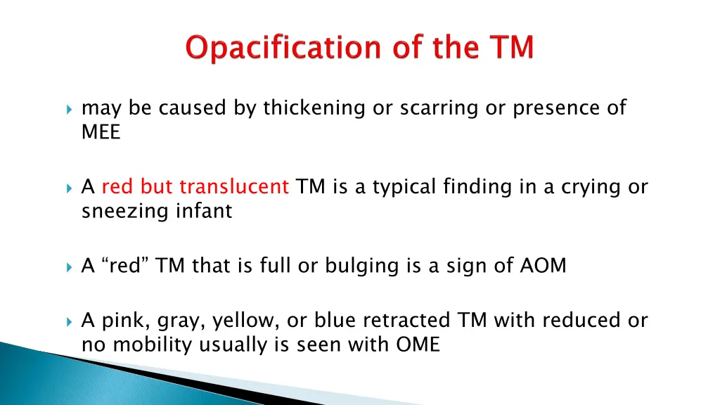 may be caused by thickening or scarring