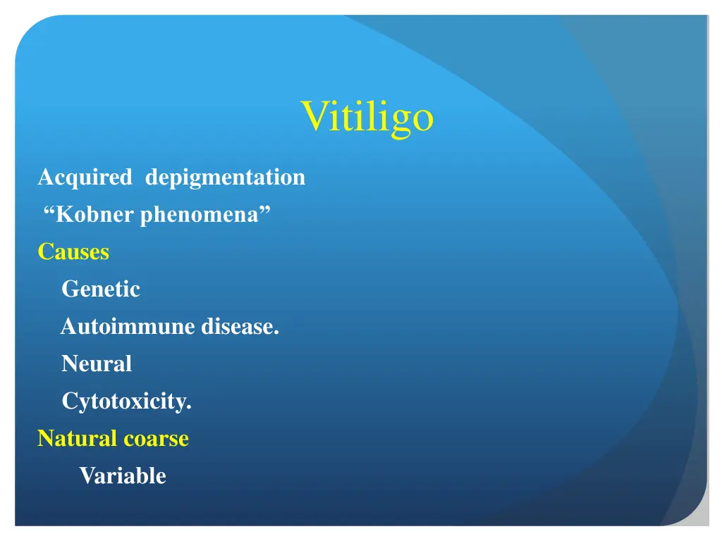 vitiligo