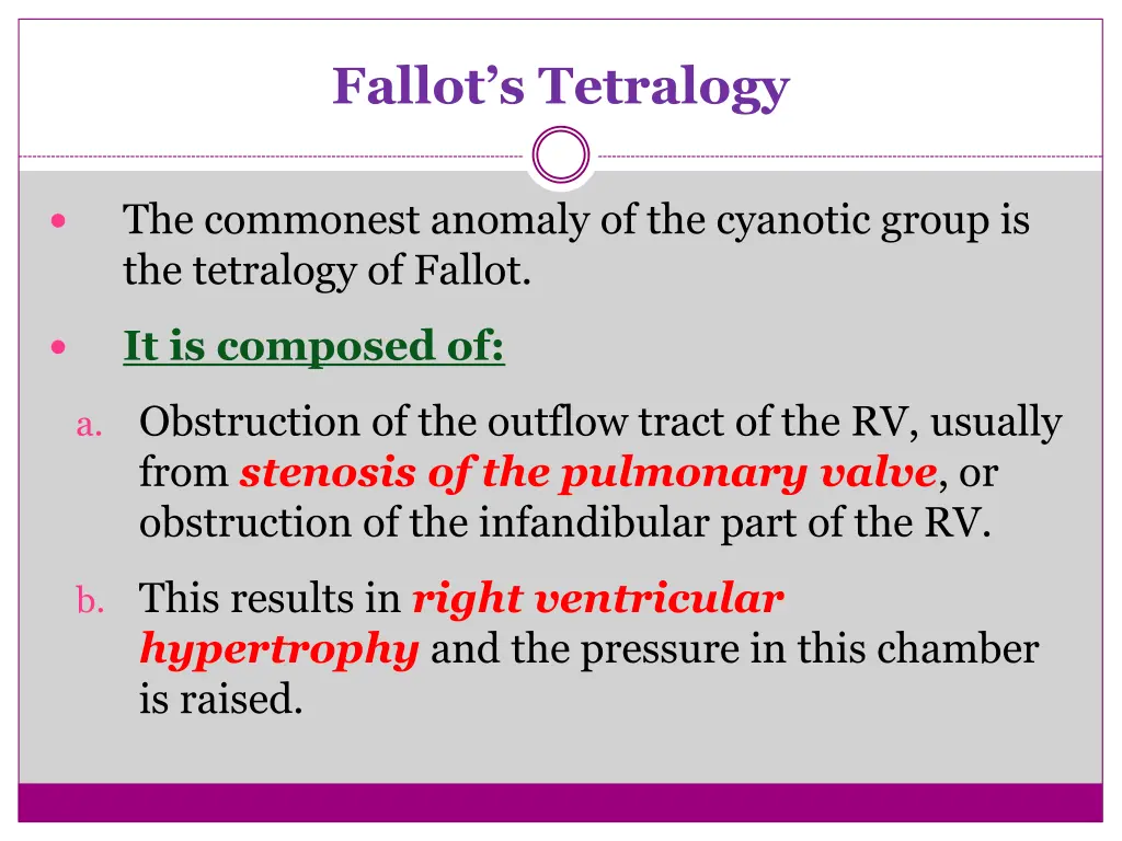 fallot s tetralogy