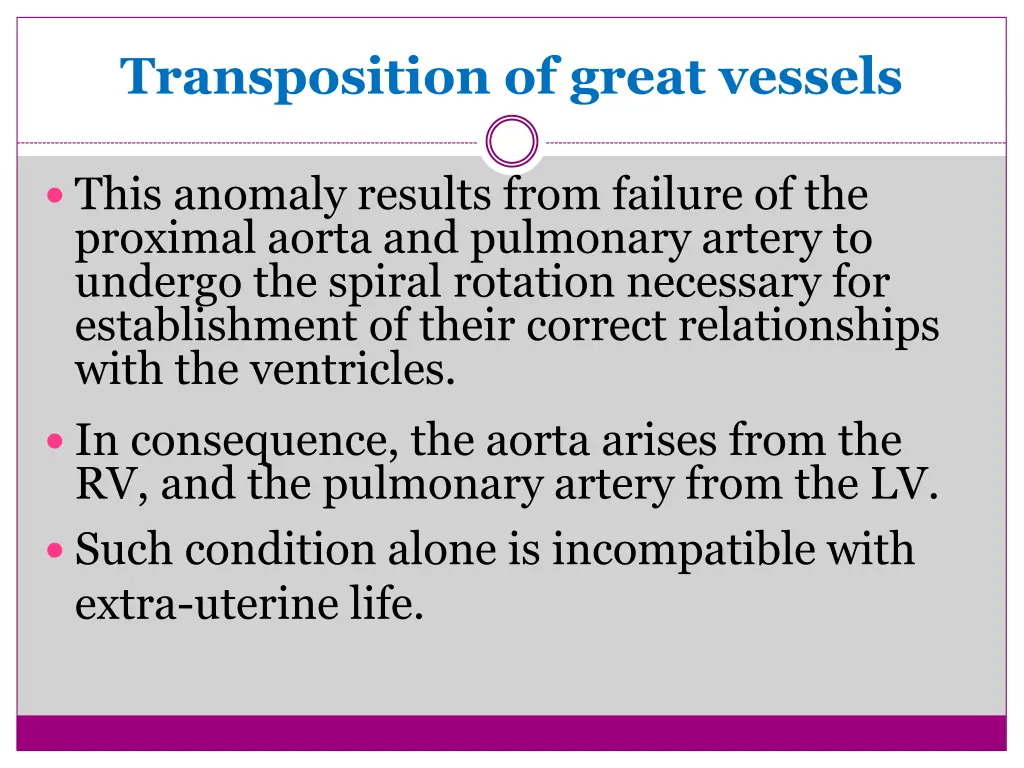 transposition of great vessels
