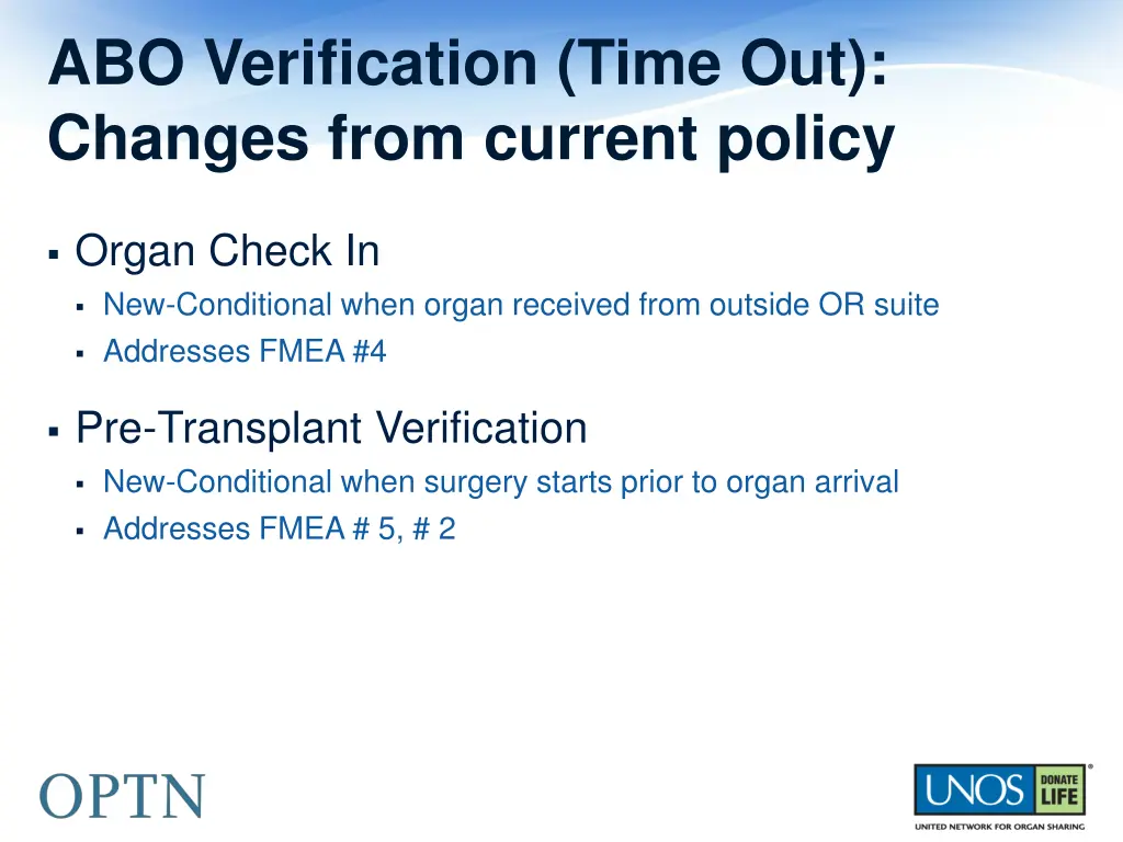 abo verification time out changes from current 1