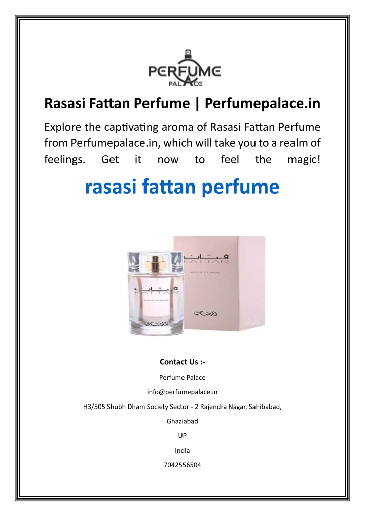 rasasi fattan perfume perfumepalace in