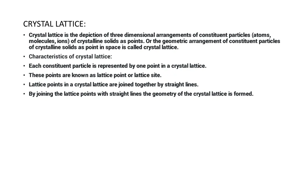 crystal lattice crystal lattice is the depiction