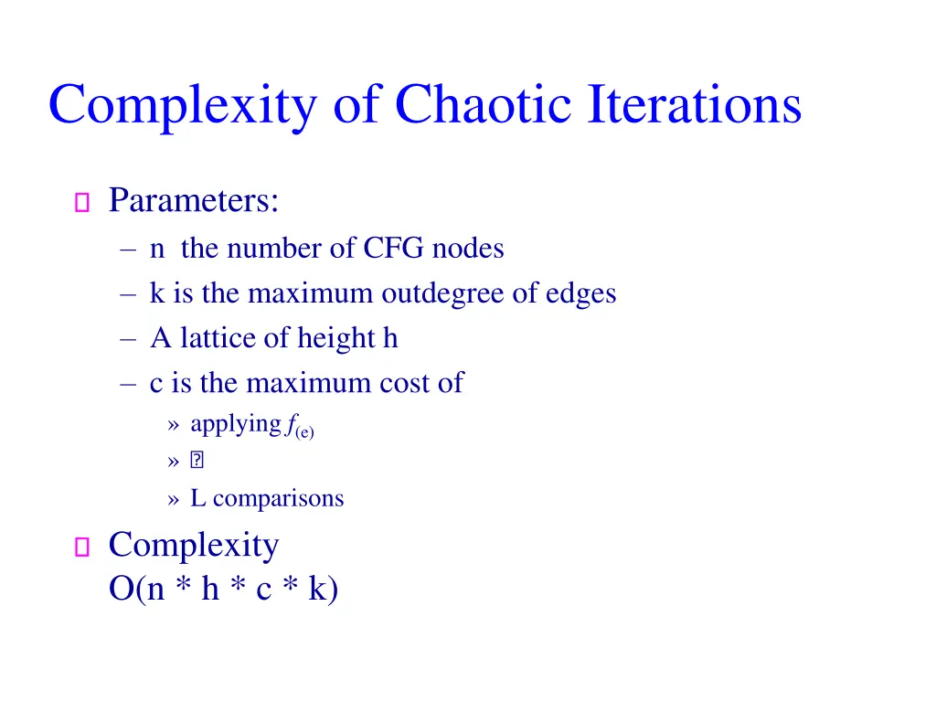 complexity of chaotic iterations