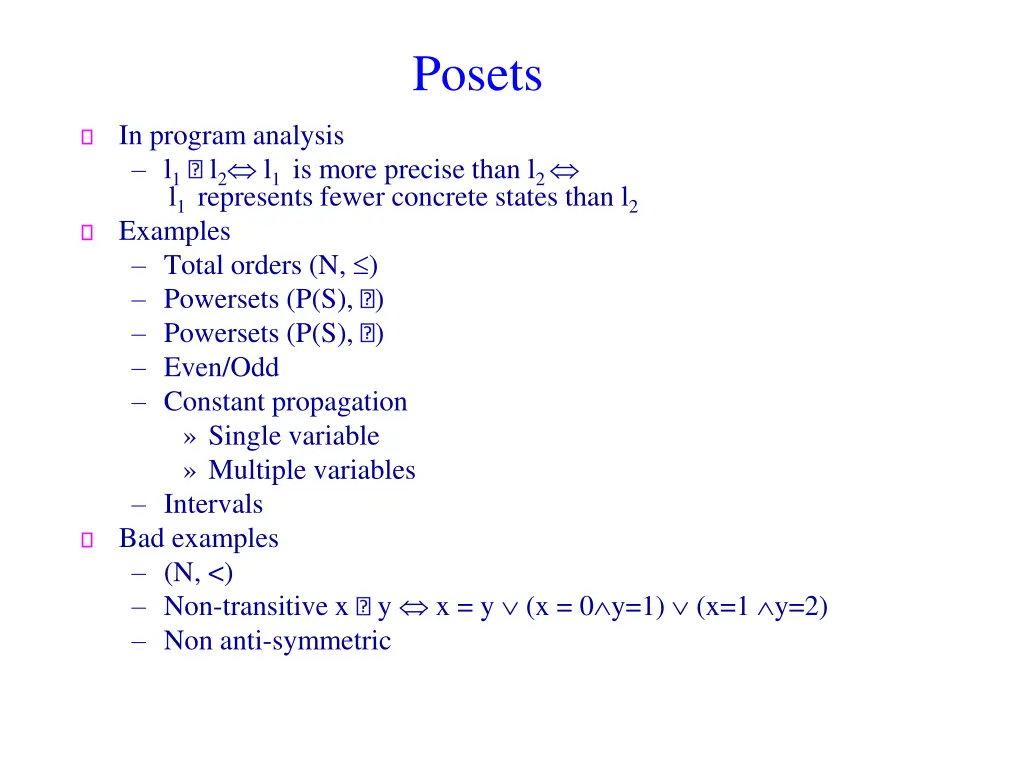 posets 1
