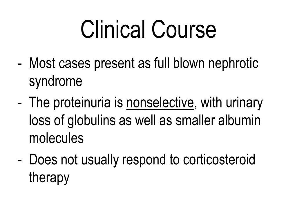 clinical course 1