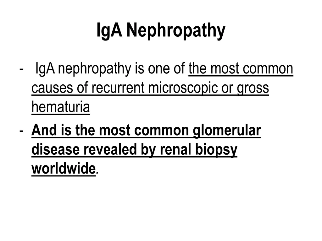 iganephropathy
