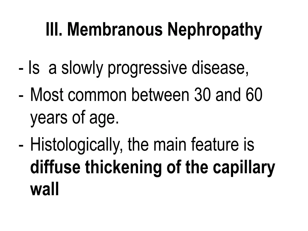 iii membranous nephropathy