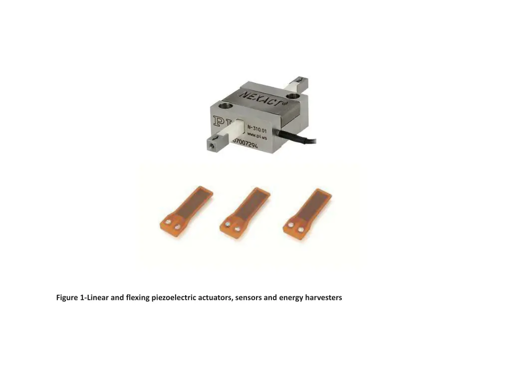 figure 1 linear and flexing piezoelectric