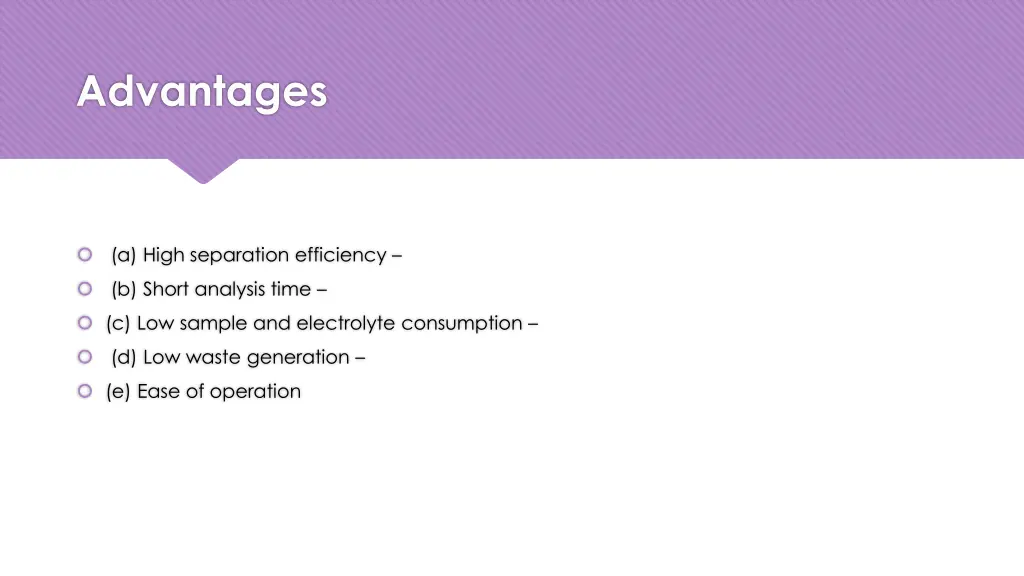 advantages